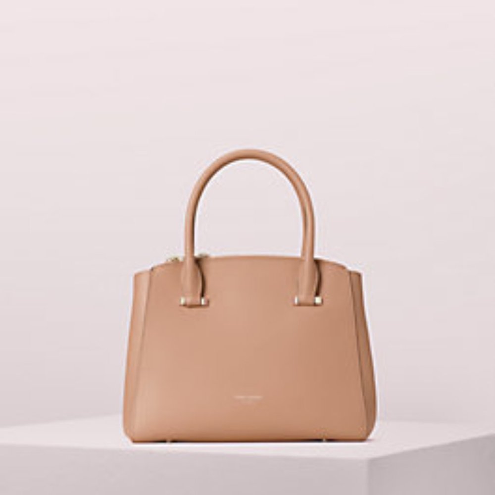 Kate Spade Sydney Small Satchel in Light Fawn